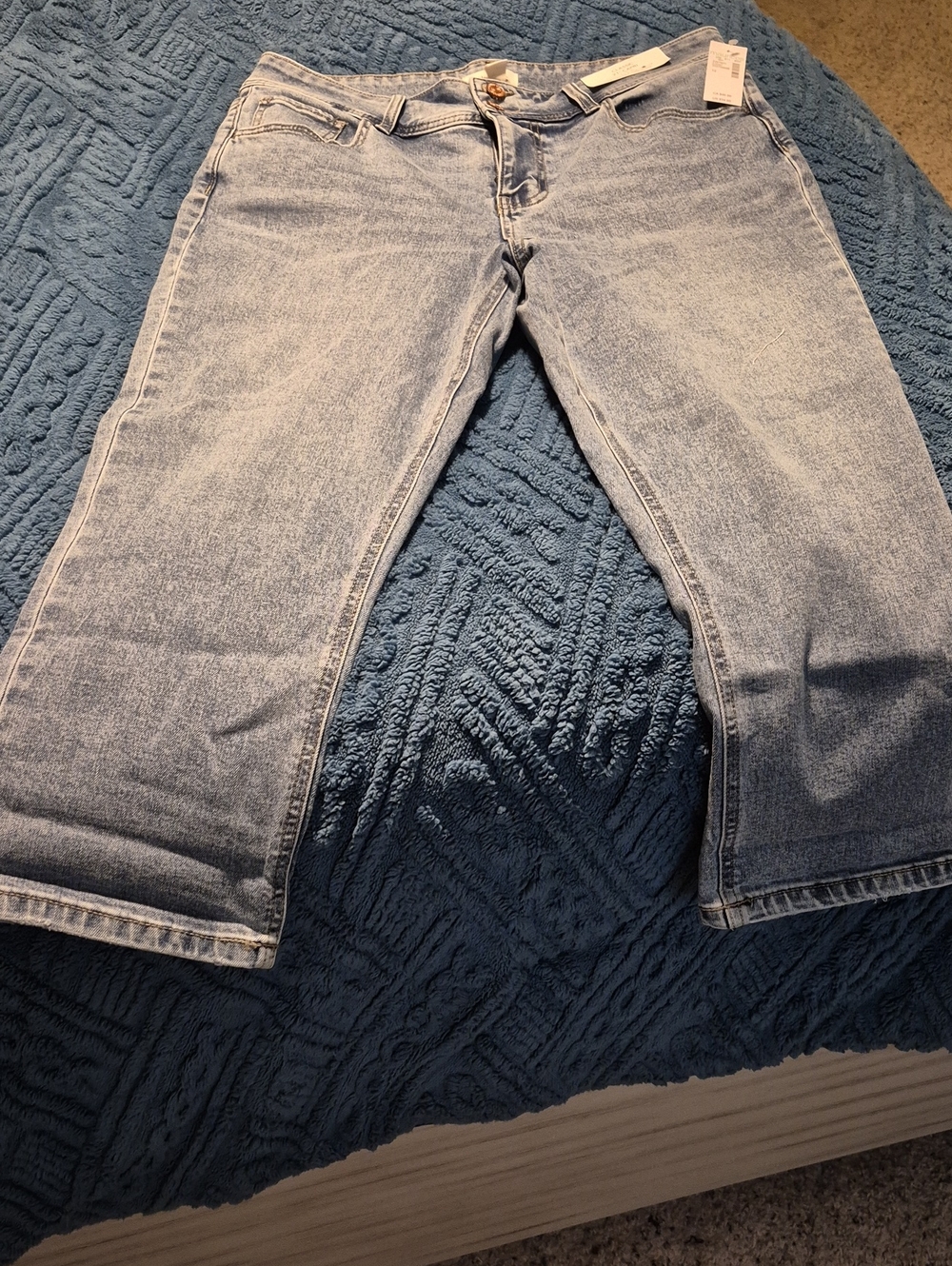 Maurices M Jeans Classic Mid Rise 21" Capri Sz 12 NWT